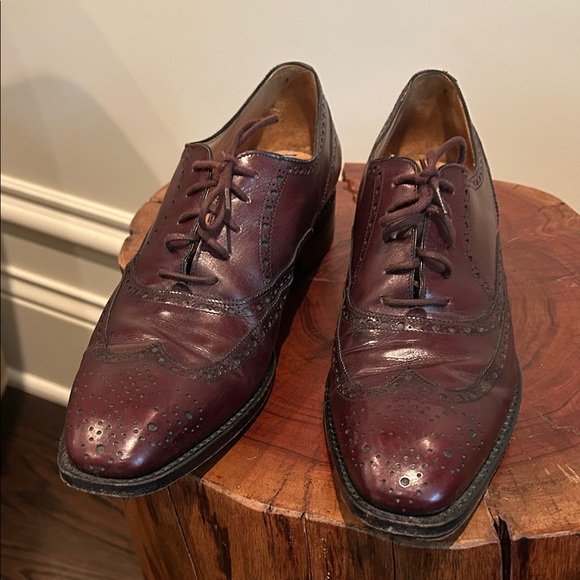 Oxford Leather men’s shoes Lucchese Cordovan Leather Men\'s Oxfords size 10B